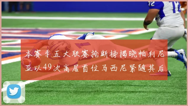 本赛季五大联赛抢断榜揭晓帕利尼亚以49次高居首位马西尼紧随其后