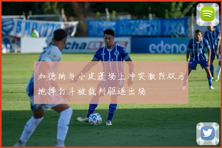 加德纳与小皮蓬场上冲突激烈双方抱摔打斗被裁判驱逐出场